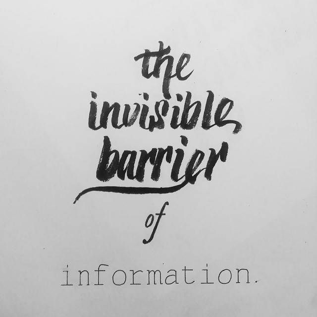 The Invisible Barrier of Information (1)